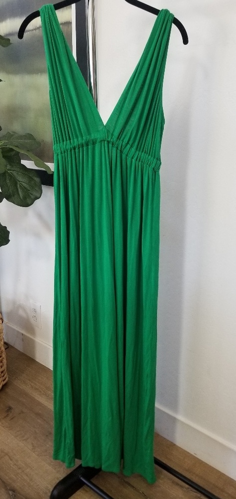 Grecian-style maxi dress